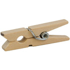 JAM Paper Wood Clothing Pin Clips, Medium, 1 1/8, Natural Brown, 2 Packs of 50, 100 Total (2230719108a)-5
