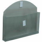 JAM Paper Plastic Expansion Envelopes with Hook & Loop Closure #10 Booklet Wallet - 5 1/4" x 10" - Smoke Grey - 12 Pack-Size: #10 (5" L x 1" W x 10" H), Great for storing receipts, coupons, bank slips, folded documents, pens, and more! 