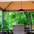 ENER-G+ HEA-21723 Outdoor Hanging Heater-It is easily attached with the provided chain and hook