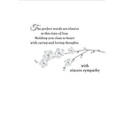 Millbrook Studios 5-3/8" x 7-3/4" On The Loss Of Your Greeting Cards and Envelopes, 18 Pack (06895)-Card shop quality greeting cards
