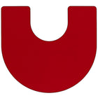 Flash Furniture Mobile 60"W x 66"L Horseshoe Thermal Laminate Activity Table - Red-Perfect shape for group learning