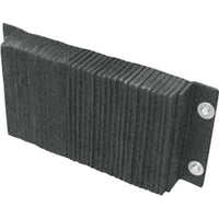 Dock Bumper Solutions, Laminated Dock Bumpers, Horizontal, Rubber, 12" W x 4" D x 10" H-Depth: 4"