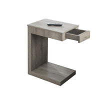 Monarch Specialties 3191 Accent Table - Dark Taupe With A Drawer-Convenient snack table provides additional surface space for drinks, snacks and more!