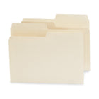 Smead SuperTab File Folders - Manila - Letter Size - 100 Pack-Letter Size