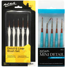 Mont Marte Taklon Mini Detail 5-Brush Set with Detail & Liner 5-Brush Set-Taklon brushes
