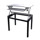 Rocelco DADR-FS Desk Riser Floor Stand for DADR-40 or DADR-46, Black-Heavy duty floor stand converts your DADR-40 or DADR-46 desk riser into a complete Sit-to-Stand Desk.