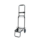 Futech HC002 Folding Hand Cart - 39" x 13-1/2" x 17" - Black-Lightweight steel hand cart for better mobility and loading.
