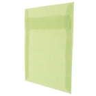 JAM Paper 6 x 6 Square Envelopes, Leaf Green Translucent Vellum, 50 Pack (PACV513I)-Blank interior for personalized message