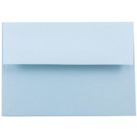 JAM Paper A2 Invitation Envelopes, 4.38 x 5.75, Baby Blue, 1000 Pack (155624B)-Light baby blue
