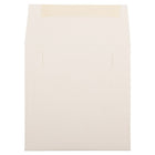 JAM Paper 6 x 6 Square Envelopes, Strathmore Natural White Wove, 100 Pack (191278g)-Size: 6" x 6"