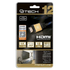 CJ Tech Premium 4K 3D HDMI 2.0 Cable with Ethernet, 12'-Compatible resolution: HD, 4K, 3D Blu-ray