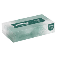 Kleenex Professional Naturals Facial Tissue - 2-Ply - White - Flat Facial Tissue Boxes for Business - 48 Pack-125 Tissues/Box, 48 Kleenex Professional Naturals Facial Tissue Boxes/Case, 6,000 Tissues/Case