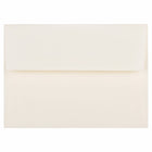 JAM Paper A6 Invitation Envelopes, 4.75 x 6.5, Strathmore Natural White Laid, 250 Pack (29376H)-Natural white laid Strathmore envelope