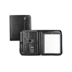 Bugatti Writing Case - Vegan Leather - Black (WRC1001-BLACK)-Black vegan leather
