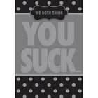 Rosedale Greeting Card, Birthday From Both, Humorous-Printed on premium coated card stock