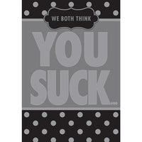 Rosedale Greeting Card, Birthday From Both, Humorous-Printed on premium coated card stock