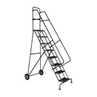 Tri-Arc Roll & Fold Rolling Ladder, 3 Step, 30" Height, Perforated (KDRF103166)-Frame Material: Steel