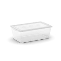 KIS Omni Storage Box - Clear - 6.5 qt.-Clear, Plastic