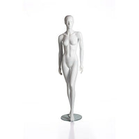 RP Full Adult Female Mannequin, Matte White-Full female mannequin