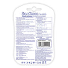 Verbatim Seaglass 128 GB USB 3.2 Gen 1 Flash Drive - Grey-Compatible with Windows XP, Vista, and Windows 7 and higher, Mac OS X 10.1 and higher, Linux kernel 2.6 and higher