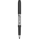BIC Intensity Grip Permanent Marker - Fine Tip - Black - 24 Pack-Bullet tip