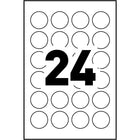 Avery White Print or Write Removable Round Multiuse Labels, 3/4" Diameter, 480 Pack-Removable