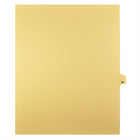Mark Maker Legal Tabs - Letter Size - Buff - 1/25th cut - 25 tabs per package - 5 packages Pack - Number 90-Buff Single Tabs