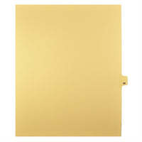 Mark Maker Legal Tabs - Letter Size - Buff - 1/25th cut - 25 tabs per package - 5 packages Pack - Number 90-Buff Single Tabs