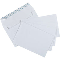 Staples White A9 Invitation Envelopes with QuickStrip Flap - 50 Pack-Designed for mailing invitations, announcements, cards, photos and other inserts