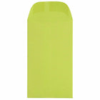 JAM Paper #3 Coin Business Coloured Envelopes - 2.5" x 4.25" - Ultra Lime Green - 50 Pack-Size: #3 Coin (2 1/2 x 4 1/4 Inches)