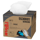 WypAll Power Clean X70 Medium Duty Cloths (55300) - Brag Box - White - 200 Sheets-Pound for pound, WypAll Power Clean X70 Medium Duty Cloths hold more oil than rental shop towels and shop rags; One pop-up box replaces 10 lbs. of rags