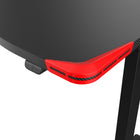 TygerClaw 23"W Sit-Stand Gaming Desk - Black-All in one, everything including components and accessories is in one package