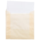 JAM Paper 8.5 x 8.5 Square Envelopes, Spring Ochre Ivory Translucent Vellum, 250 Pack (PACV530H)-Envelope Size: 8.5" x 8.5"