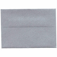 JAM Paper 4bar A1 Envelopes, 3.63 x 5 1/8, Stardream Metallic Silver, 250 Pack (V018243H)-Silver stardream metallic envelope