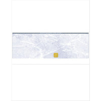 Deluxe Middle Laser Cheque Blue with Gold Hologram, English, 8.5" x 11", 500 Pack-Laser cheque with hologram