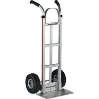 Magliner Knocked Down Hand Truck, Dual Handle, Aluminum, 48" Height, 500 Lbs. Capacity (MA271)-Capacity: 500 lbs.