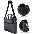 Vangoddy Wave 17.3" Laptop Messenger Bag - Black-8