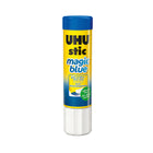 UHU Washable Glue Sticks - Goes on Blue - Dries Clear - 8.2g - 24 Pack-0.29 oz