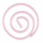 JAM Paper Colored Circular Paper Clips - Baby Pink - 2 Packs of 50-Premium paper clips made from high quality vinyl coated steel wire