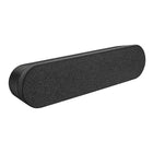Logitech 960-001230 Rally Speaker-With Rally Mic Pods on the table and Rally Speakers at the display, conversations feel natural and lifelike.