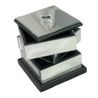 Elegance Mirrored Jewelry Organizer 3 Compartments-Silver Colour