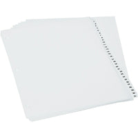 Oxford Pre-Printed Poly Index Tabs, 1 to 31-Pre-printed for convenience