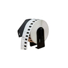 Brother DK2211 Continuous Length Film Tape - 1.1" x 50' (29 mm x 15.2 m) - Black on White-Allows the user to determine the label length.