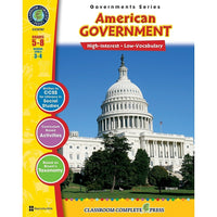 eBook: American Government - (PDF version - 1-User Download) - ISBN 978-1-55319-343-2 - Grade 5 - 8-You will receive two emails: one confirming your entire order, and one with a "Download Software" buttonYou can download immediately or return to your email to download later