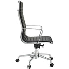 Nicer Furniture Group Style High Back Executive Chair - Black-Adjustable Height. Built-In Lumbar Support