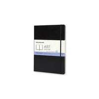 Moleskine Art Plus Hard Cover Sketchbook - A4 - Black-Ivory coloured acid free sketch grade paper