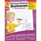 Evan-Moor Writing Fabulous Sentences and Paragraphs Book (EMC575) - Grade 4 - 6-Language: English