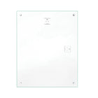 Deflecto Wall Mount Beveled Edge Sign Holder - 8 1/2" x 11" - Green Tinted Border-Sign holder can be displayed vertically or horizontally