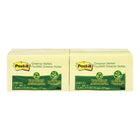 Post-it Greener Notes - 3" x 5" - Canary Yellow - 100 Sheets/Pad - 12 Pads/Pack-All Post-it Notes are recyclable