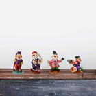 CTG Brands Porcelain Poly Clown Figurine Set, 16 Styles, 4.5", Multicolour, 16 Pack-Versatile: great for events, special parties, upcoming holidays, or if you love collecting figurines